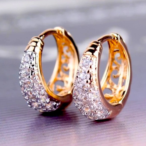 Moodtherapy Jewelry - 🌟 Gold Plated Hoop Earrings